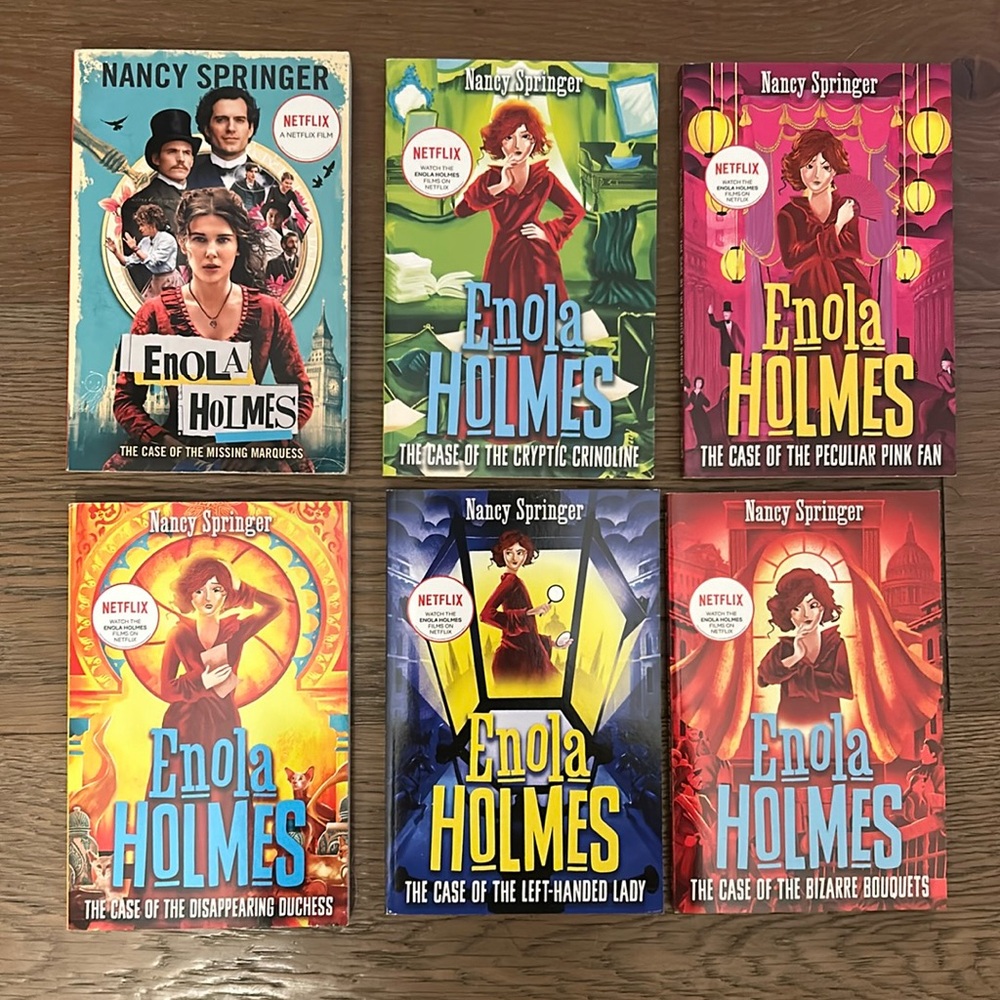 Enola Holmes book set (6 books)